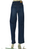JEANS DONNA EMANUELA COSTA ZIP BOTTONE TASCHE PASSANTI LARGO ART.EC6858