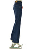 JEANS DONNA EMANUELA COSTA ZIP BOTTONE TASCHE PASSANTI LARGO ART.EC6858