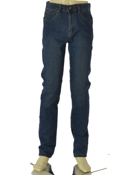 JEANS UOMO WAMPUM SCURO ZIP BOTTONI TASCHE REGULAR FIT STRETCH ART.11704-SSW USED