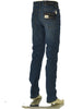 JEANS UOMO WAMPUM SCURO ZIP BOTTONI TASCHE REGULAR FIT STRETCH ART.11704-SSW USED