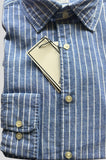 CAMICIA UOMO POLO CLUB MISTO LINO RIGATO COLLO MEZZO FRANCESE VESTIOBILITA REGULAR ART MARS