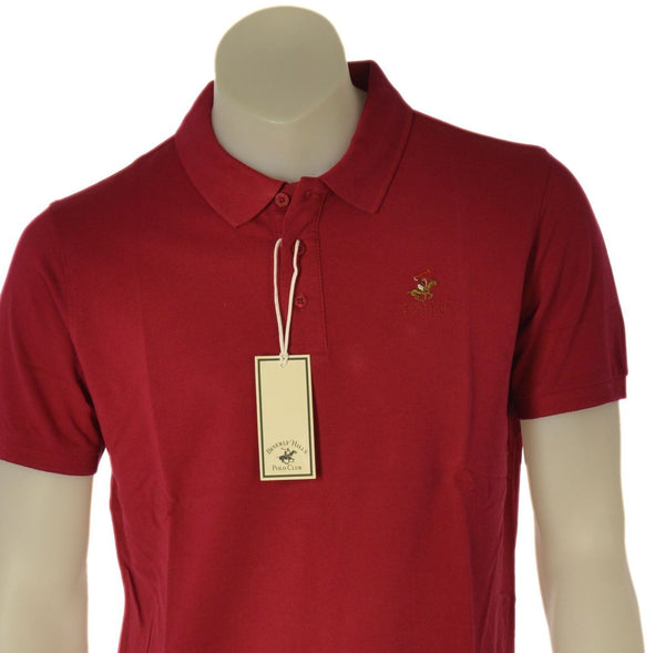 POLO UOMO BEVERLY HILLS POLO CLUB MANICA CORTA PIQUE COTONE ART.P450124