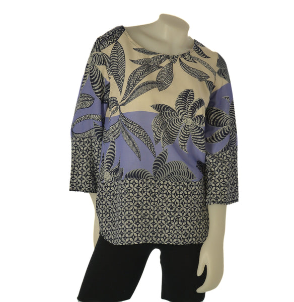 CASACCA DONNA BARBARELLA CONFORMATA GOROCOLLO BOTTONE TRE QUARTI SPACCHETTI FANTASIA LEGGERA ART.1022