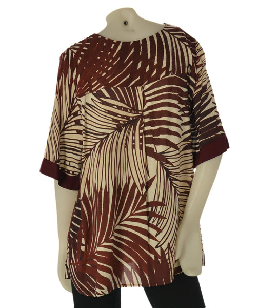 CASACCA DONNA BARBARELLA CONFORMATA SCOLLO MEZZA MANICA FANTASIA LEGGERA ART.1047
