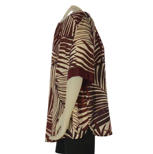 CASACCA DONNA BARBARELLA CONFORMATA SCOLLO MEZZA MANICA FANTASIA LEGGERA ART.1047