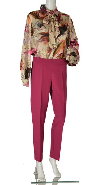 PANTALONE DONNA ELEGANTE ZIP STRETTO MARCA EDAS ART.TIMBRU