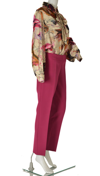 PANTALONE DONNA ELEGANTE ZIP STRETTO MARCA EDAS ART.TIMBRU