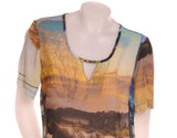 CASACCA MAGLIETTA DONNA RAGAZZA JORGETTE STAMPA SAFARI MARCA NIGGI ART.SASSARI
