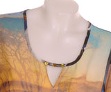 CASACCA MAGLIETTA DONNA RAGAZZA JORGETTE STAMPA SAFARI MARCA NIGGI ART.SASSARI