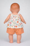 COMPLETO NEONATA ZIPPY COTONE CANOTTA FANTASIA PANTALONCINO ELASTICO COLORATO ART.ZBGAP0602-26007