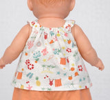 COMPLETO NEONATA ZIPPY COTONE CANOTTA FANTASIA PANTALONCINO ELASTICO COLORATO ART.ZBGAP0602-26007
