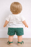 COMPLETO NEONATO ZIPPY COTONE GIROCOLLO AUTOMATICI MEZZA MANICA STAMPA PANTALONCINO ELASTICO COULISSE COLORATO ART.ZBBAP0602-26008