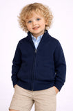 CARDIGAN BAMBINO ZIPPY ZIPCOLLETTO POLSINI FASCIA ART.ZKBAP0201-24044