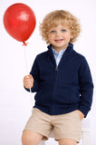 CARDIGAN BAMBINO ZIPPY ZIPCOLLETTO POLSINI FASCIA ART.ZKBAP0201-24044