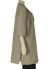 SPOLVERINO DONNA GIGLIOROSSO ELEGANTE GIROCOLLO BOTTONE TRE QUARTI LUNGO ART.26069