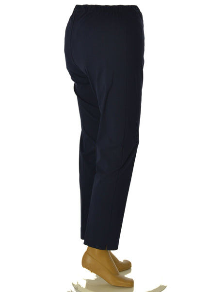 PANTALONE DONNA GIGLIOROSSO CONFORMATO ELASTICO MORBIDO PRATICO SPACCHETTO ART.26007