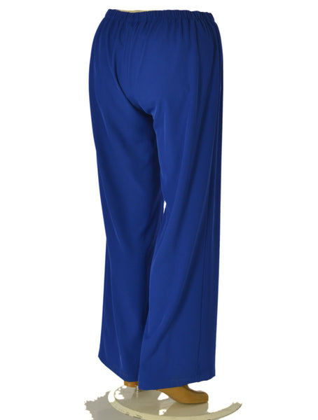 PANTALONE DONNA GIGLIOROSSO CONFORMATOELEGANTE ELASTICO LARGO LEGGERO MORBIDO ART.26080