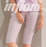 PIGIAMA DONNA PURO COTONE PINOCCHIETTO CUORI PIZZO INFIORE 654202