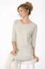 MAGLIA DONNA GAIA B. MANICHE 3/4 COSTINE LUREX VISCOSA ART. 269