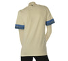 T-SHIRT DONNA GAIA SCOLLO V MEZZA MANICA COLORE STRASS COMODA PRATICA ART.158