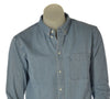 CAMICIA JEANS  UOMO ONLY & SONS BUTTON DOWN TASCHINO ART. 22036600