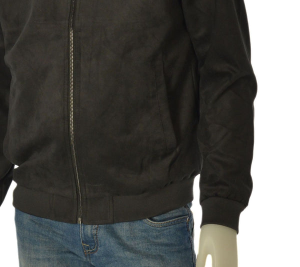 GIUBBETTO UOMO ONLY & SONS BOMBER ECOPELLE SCAMOSCIATA ZIP TASCHE ART. 22027463