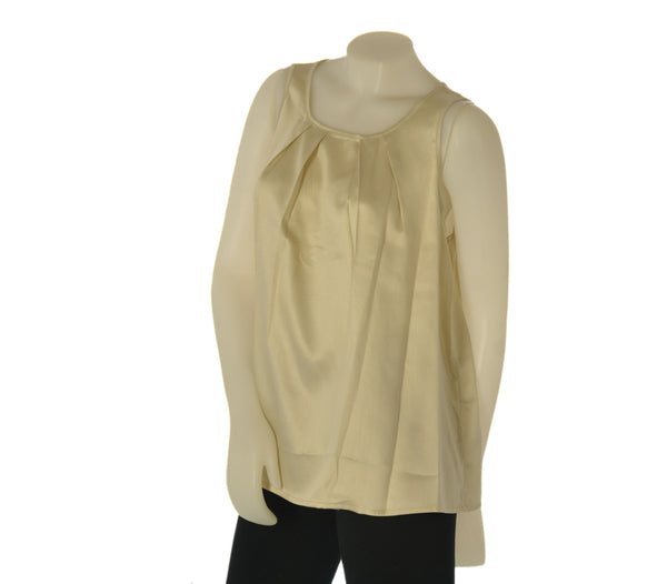 CANOTTA DONNA BARBARELLA RASO VISCOSA PIEGHE ELEGANTE ART. 1043M