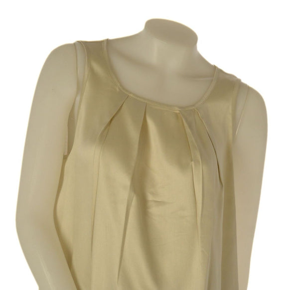 CANOTTA DONNA BARBARELLA RASO VISCOSA PIEGHE ELEGANTE ART. 1043M