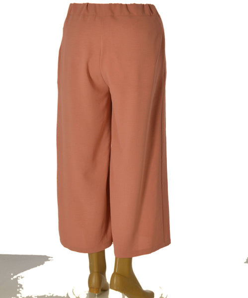 PANTALONI DONNA ELISA CASTELLI ELASTICO CINTURA LARGHI COMODO PRATICI ART.18076