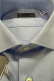 CAMICIA ZENOBI UOMO VESTIBILITA REGOALRE PURO COTONE TESSUTO OPERATO ART Z1SFA 2073