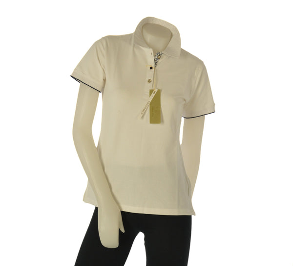 POLO DONNA VIRGINIA BLU MANICA CORTA PIQUE COTONE ART. MELA-06