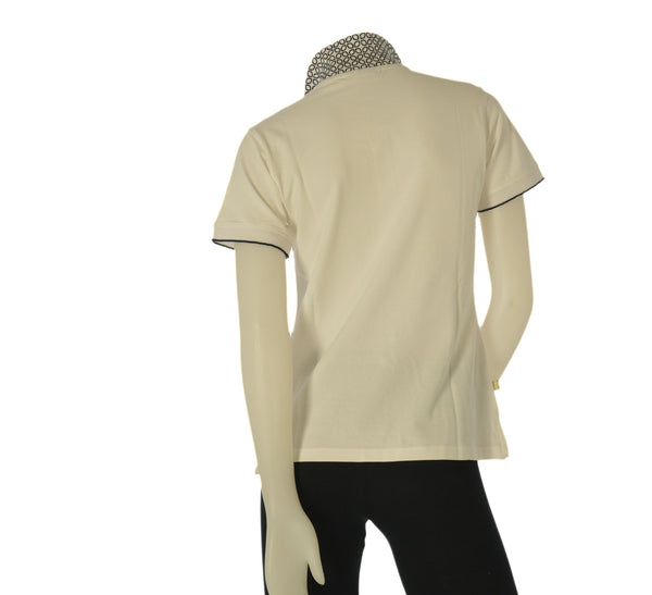 POLO DONNA VIRGINIA BLU MANICA CORTA PIQUE COTONE ART. MELA-06