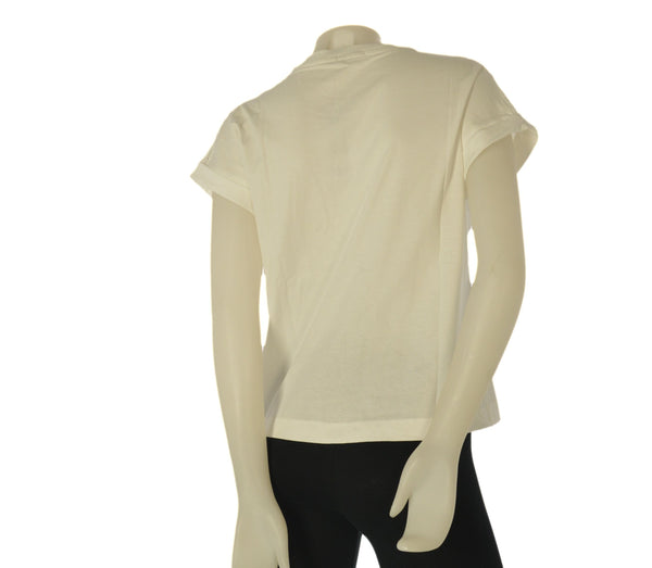 T-SHIRT DONNA TIFFOSI MANICA CORTA PIZZO STAMPA COTONE ART. 10065827