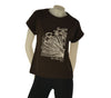 T-SHIRT DONNA TIFFOSI MANICA CORTA PIZZO STAMPA COTONE ART. 10065827