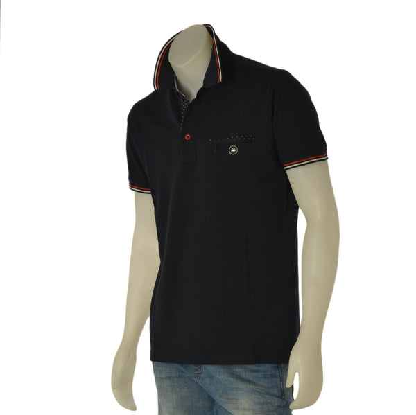POLO UOMO IL GRANCHIO MANICA CORTA TASCHINO ZIP PIQUE COTONE ART. 62LGR57