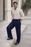 PANTALONE CLASSICO CONFORMATO UOMO MISTO LANA ZIP GANCIO MARCA A&P BIANCHI ART. 3710 400