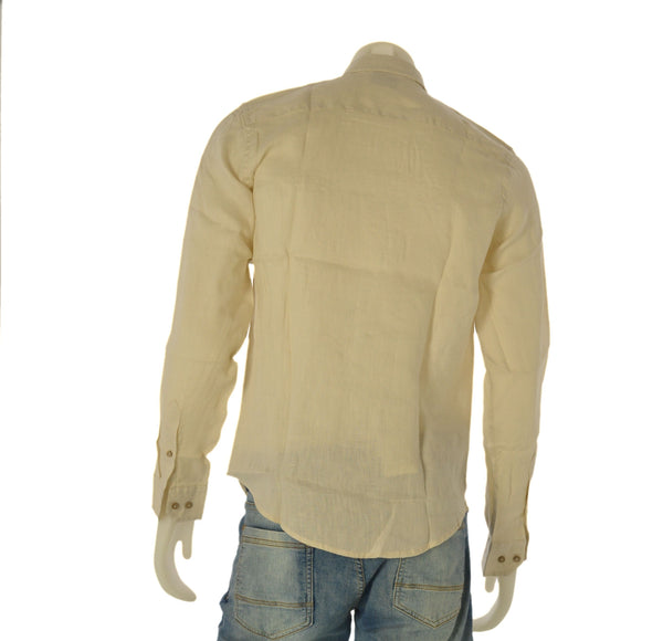 CAMICIA UOMO SAI AMBROSINI MANICA LUNGA LINO LOGO ART. ARE6CM000112USAND