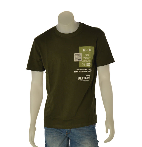 T-SHIRT UOMO LOSAN MANICA CORTA GIROCOLLO STAMPA COTONE ART. LMNAP0103-26027