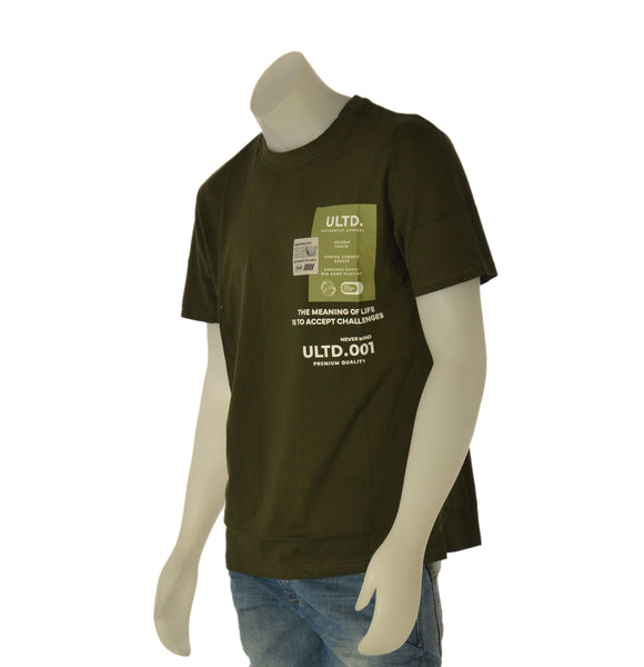 T-SHIRT UOMO LOSAN MANICA CORTA GIROCOLLO STAMPA COTONE ART. LMNAP0103-26027