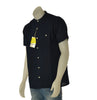 CAMICIA UOMO LOSAN MANICA CORTA COREANA LINO COTONE TASCHINO ART. LMNAP0102-24005