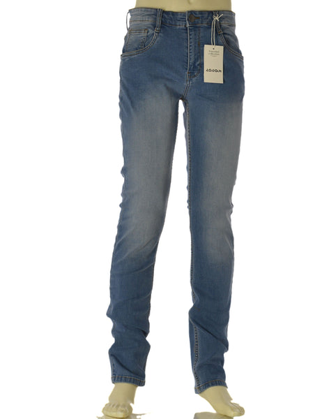 JEANS UOMO LOSAN ZIP BOTTONE TASCHE TASCHINO CHIARO SLIM ART.LMNAP0401_26001
