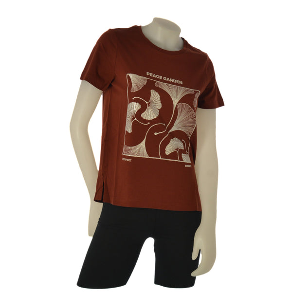 T-SHIRT DONNA TIFFOSI GIROCOLLO MEZZA MANICA SPASCHETTI STAMPA GLITTER ART.10065836