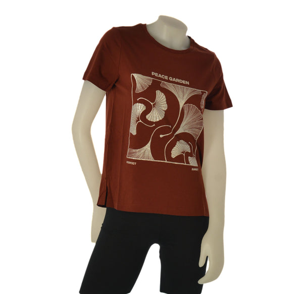 T-SHIRT DONNA TIFFOSI GIROCOLLO MEZZA MANICA SPASCHETTI STAMPA GLITTER ART.10065836