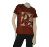 T-SHIRT DONNA TIFFOSI GIROCOLLO MEZZA MANICA SPASCHETTI STAMPA GLITTER ART.10065836