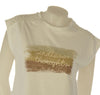T-SHIRT DONNA TIFFOSI MANICA CORTA PIZZO STAMPA COTONE ART. 10065843