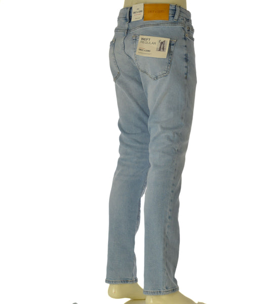 JEANS UOMO ONLY & SONS CINQUE TASCHE ELASTICIZZATO REGULAR FIT ART. 22024873