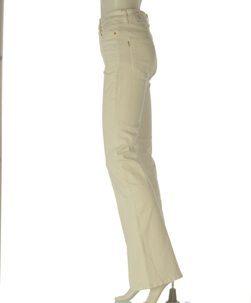 JEANS DONNA TIFFOSI BIANCO CINQUE TASCHE A ZAMPA ELASTICIZZATO ART. 10059563