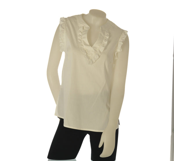 CANOTTA DONNA BARBARELLA SCOLLO V SPALLA LARGA ROUGE SPACCHETTI ART.1051