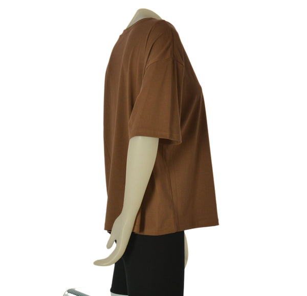T-SHIRT DONNA GRIFFAI FILO DI SCOZZIA GIROCOLLO MEZZA MANICA OVER ART.7807