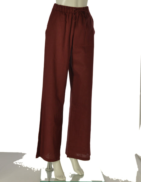 PANTALONE DONNA BARBARELLA ELASTICO COULISSE TASCHE LARGO ART.1088